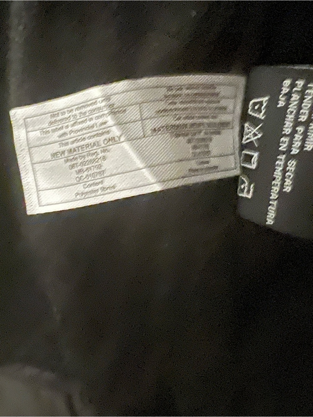 Royalty For Me Quilted Black Hooded Puffer Jacket - Picture 6 of 6